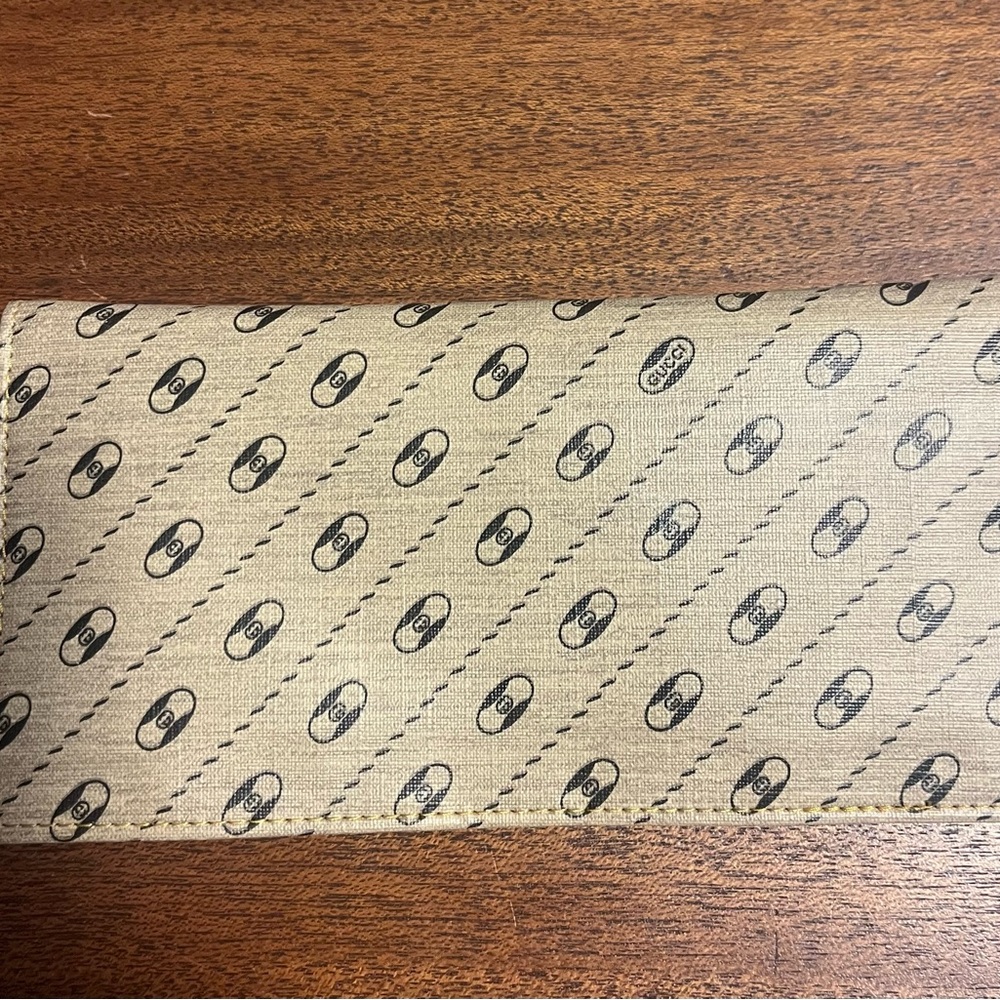 Gucci Beige and Brown Card Holder/wallet - Picture 4 of 5